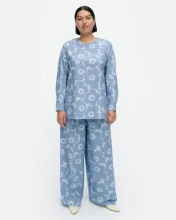 Kehu Unikko Puuvillapopliinipaita