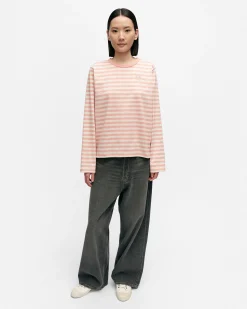 Kioski Tasaraita Relaxed Longsleeve Trikoopaita