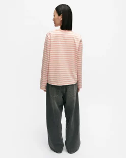 Kioski Tasaraita Relaxed Longsleeve Trikoopaita