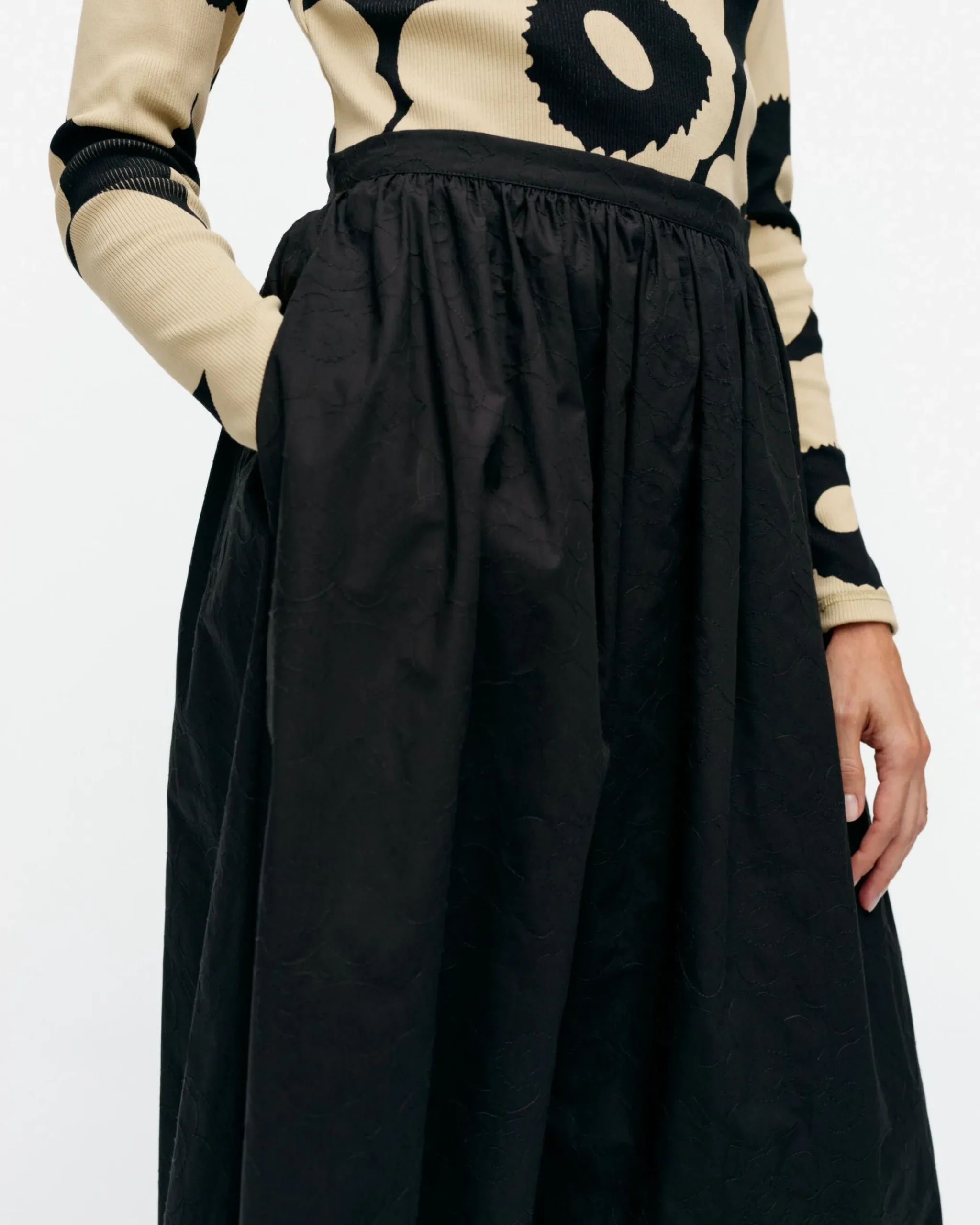 Meimi Mini Unikko Puuvillapopliinihame