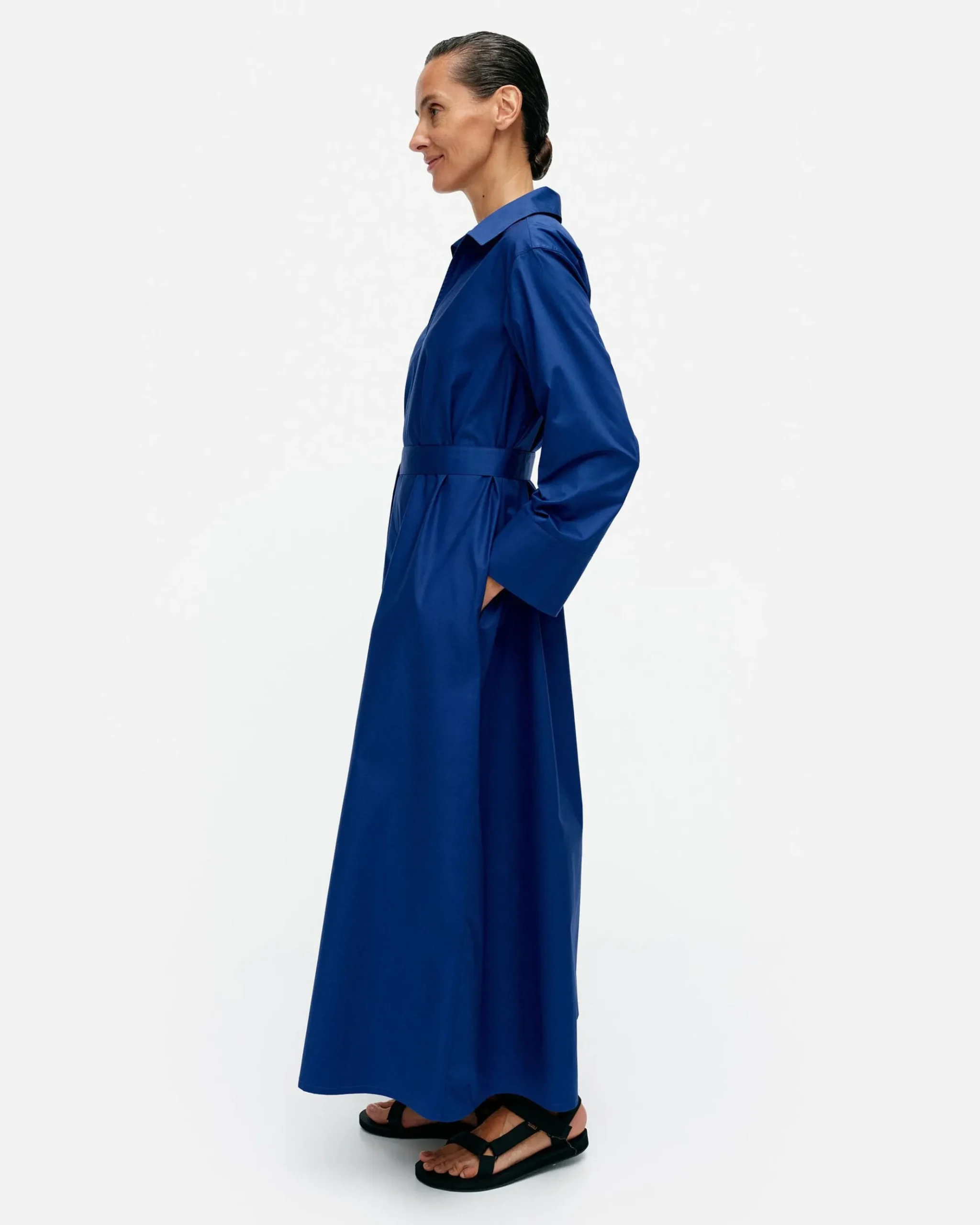 Perenna Solid Puuvillapopliinimekko