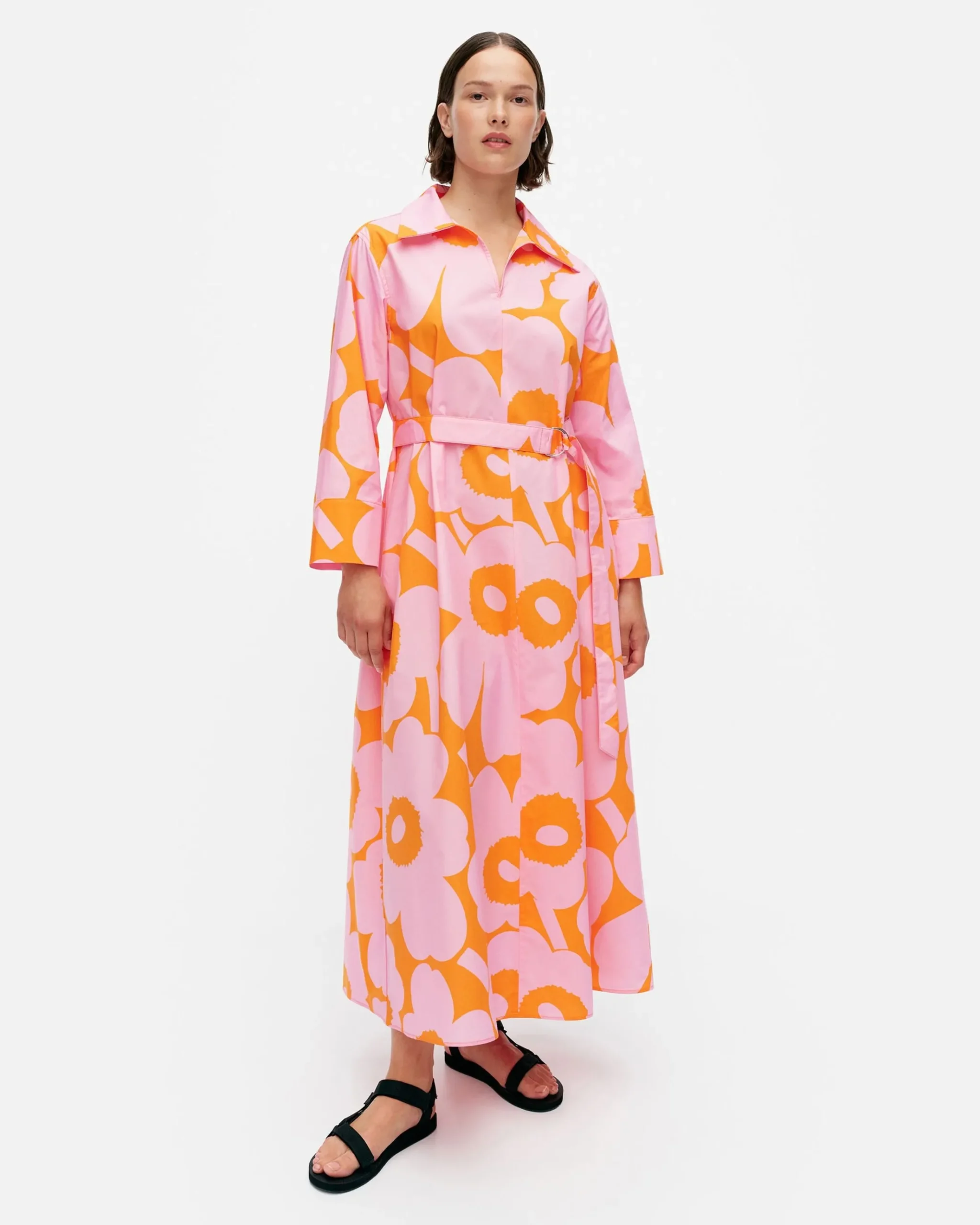 Perenna Unikko Puuvillapopliinimekko