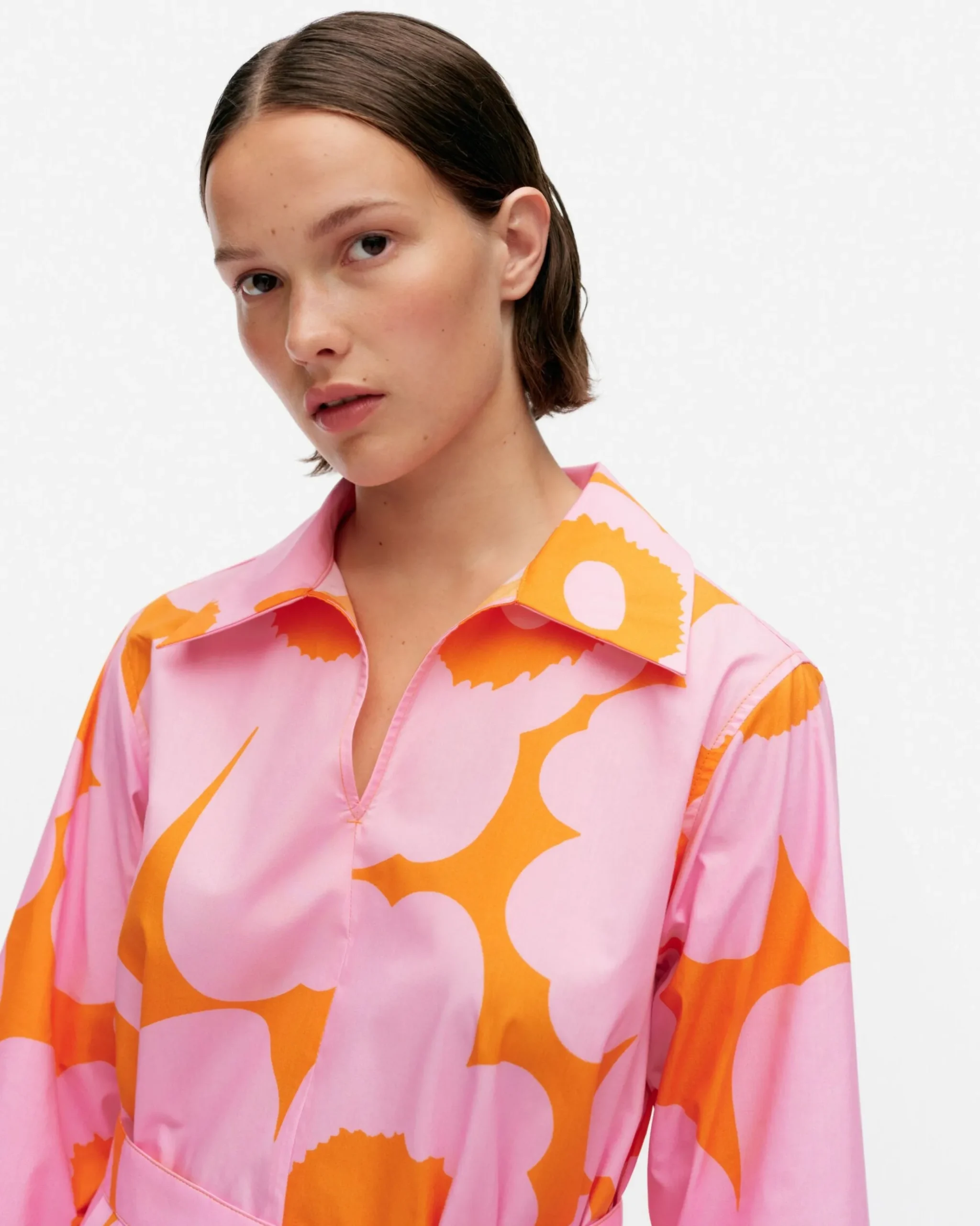 Perenna Unikko Puuvillapopliinimekko