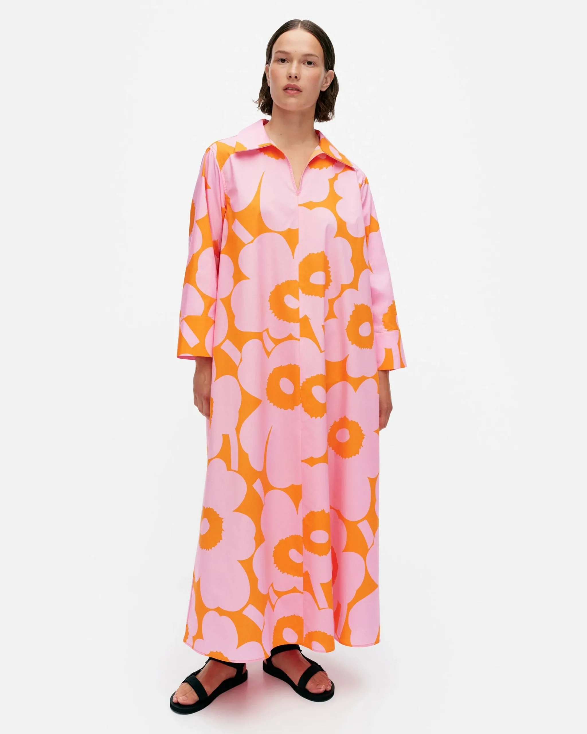 Perenna Unikko Puuvillapopliinimekko